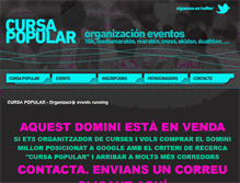 Tablet Screenshot of cursapopular.es